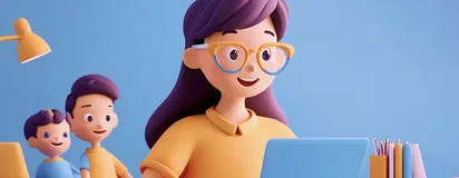 Girl with glasses